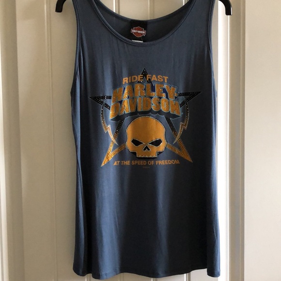 Harley-Davidson Willie G Bling Tank Top - Picture 3 of 12